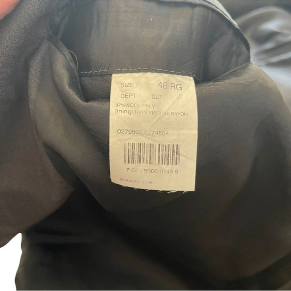 Brooks Brothers 346 Stretch Men’s 48R Suit Jacket Sport Coat Blazer Modern - Picture 5 of 10